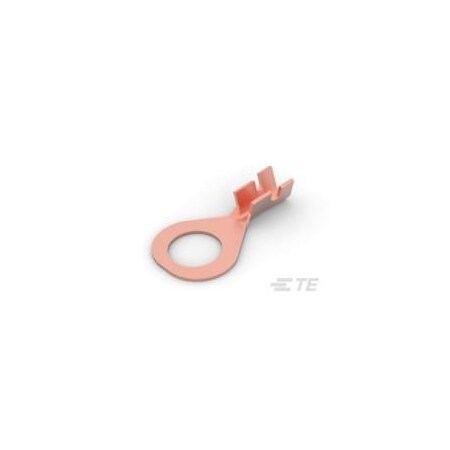 Te Connectivity Ring Terminal, 5/16 in Stud Size, 13 AWG, Bare Insulated 160789-3